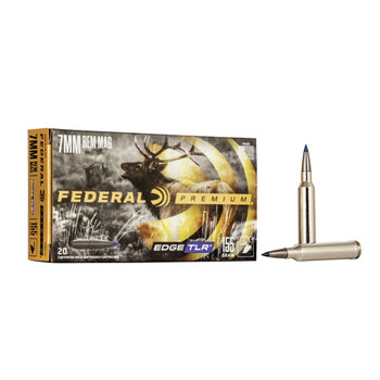 FEDERAL Premium 7mm Rem Mag 155Gr Edge TLR 20rd Box Rifle Ammo (P7RETLR1)