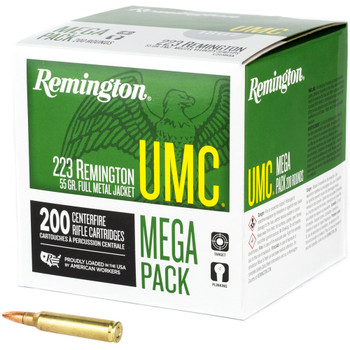 REMINGTON UMC 223 Rem 55Gr FMJ 200rd Box Bullets (23683)