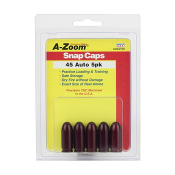 A-ZOOM Precision Metal 5-Pack of 45 Auto Snap Caps (15115)