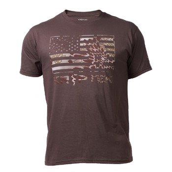 KRYPTEK Flag Brown Tee Shirt (18KFSSCBR)