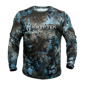 KRYPTEK Hyperion Long Sleeve Crew With Logo T-Shirt