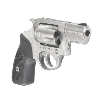RUGER SP101 9mm Luger 2.25in 5rd Satin Stainless Revolver (5783)