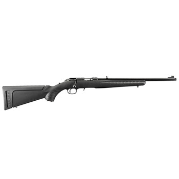 RUGER American Rimfire 22LR 18in Threaded Barrel 10rd Black Synthetic Stock Bolt-Action Rifle (8305)