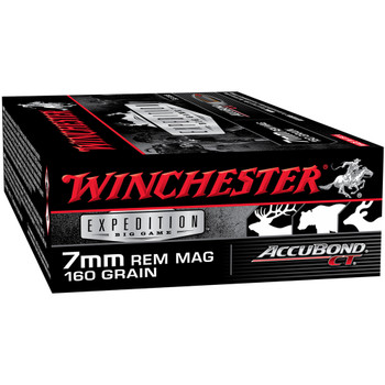 WINCHESTER Expedition Big Game 7MM Rem 160Gr 20rd Box Bullets (S7MMCT)
