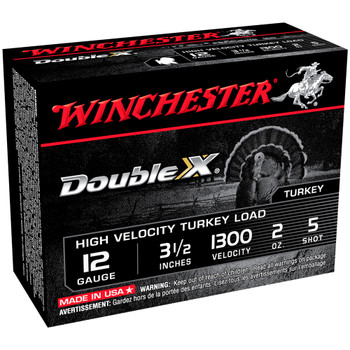 WINCHESTER Double X 12Ga 3.5in #5 2oz 10rd Box Bullets (STH12355)