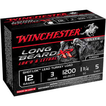 WINCHESTER Long Beard XR 12Ga 3in #5 1.75oz 10rd Box Bullets (STLB1235)