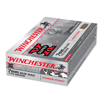 WINCHESTER Super-X 7mm Rem Mag 175Gr PP 20rd Box Rifle Ammo (X7MMR2)