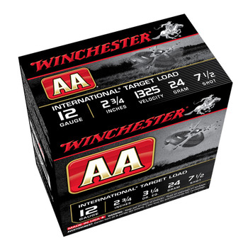 WINCHESTER AA 12Ga 7/8oz 2.75in #7.5 Lead Shot 25rd Box Shotshells (AANL127)