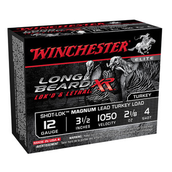 WINCHESTER Long Beard XR 12Ga 2-1/8oz 3.5in #4 10rd Box Shotshells (STLB12LM4)