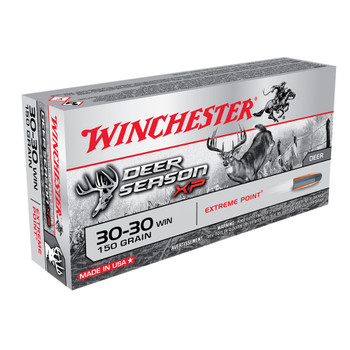 WINCHESTER Deer Season XP .30-30 Win 150Gr Extreme Point 20rd Box Rifle Ammo (X3030DS)