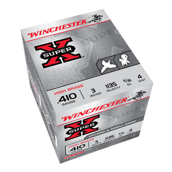 WINCHESTER Super-X .410Ga 11/16oz 3in #4 Shot 25rd Box Shotshells (X4134)