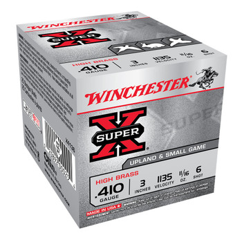 WINCHESTER Super-X .410Ga 11/16oz 3in #6 Shot 25rd Box Shotshells (X4136)