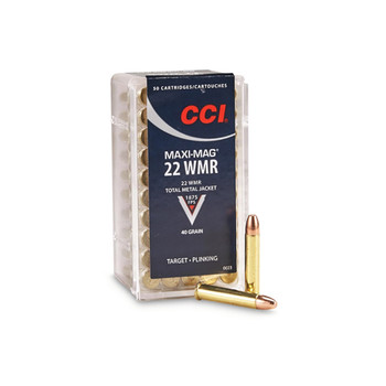 CCI Speer Maxi-Mag 22 WMR 40 Grain Total Metal Jacket Ammo, 50 Round Box (23)