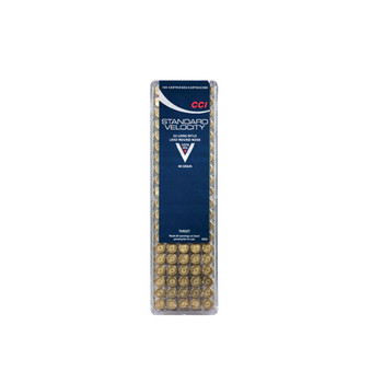 CCI Standard Velocity 22 LR 40 Grain Lead Round Nose Ammo, 100 Round Box (32)