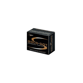 CCI Speer Gold Dot 9mm +P 124 Grain Hollow Point Ammo, 20 Round Box (23617)