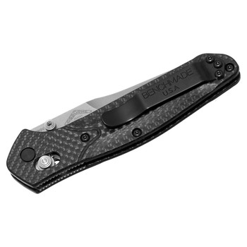 BENCHMADE Osborne Black Handle Serrated Modified Reverse Tanto Folding Knife (940S-1)