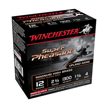 WINCHESTER AMMO Super Pheasant 12Ga 2.75in 4-Shot Shotgun Shells (X12PH4)