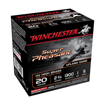 WINCHESTER AMMO Super Pheasant 20Ga 2.75in High Velocity Shotgun Shells (X20PH5)