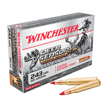 WINCHESTER AMMO Deer Season XP Copper 243 Winchester 85Gr Ammo (X243DSLF)