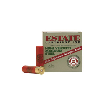 ESTATE Field & Range 20 Gauge 2.75in #2 Steel Ammo, 25 Round Box (HVST20SM-2)