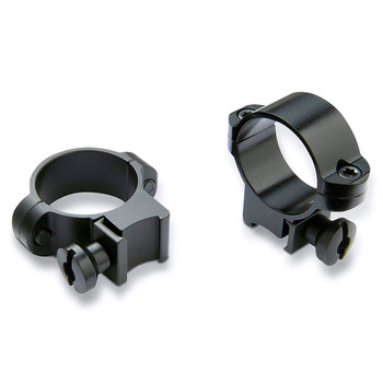 BURRIS RimFire And Airgun 1in Medium Steel Black Rings (420069)