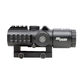 SIG SAUER Bravo5 5x30mm Illuminated .300 Blackout Horseshoe Dot Reticle Graphite Battle Sight (SOB53102)