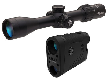 SIG SAUER BDX KILO1800BDX LRF And SIERRA3BDX 4.5-14x44mm Riflescope Combo Kit (SOK18BDX01)