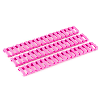 ERGO 18-Slot LowPro Ladder 3-Pack Pink Rail Cover (4373-3PK-Pink)