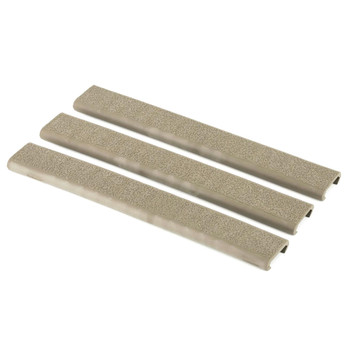 ERGO Textured Slim Line 3-Pack Dark Earth Rail Cover (4379DE)