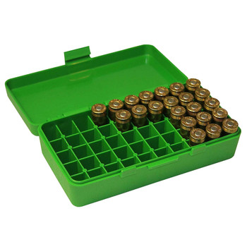 MTM CASE-GARD P-50 Series 50rd Green Large Handgun Ammo Box (P504510)