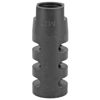 MIDWEST INDUSTRIES Black Phosphate 5/8in-24 Muzzle Brake for 30 Cal AR-Platform  (MI-AR30MB1)