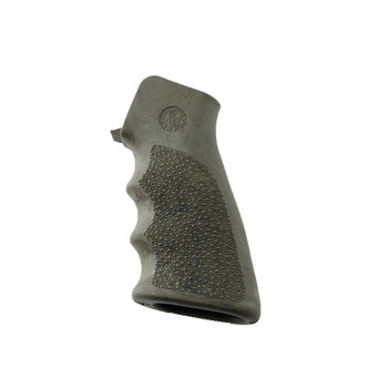 HOGUE AR15/M16 Ghillie Green OverMolded Grip with Finger Grooves (15881)