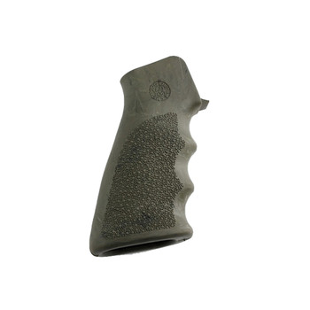 HOGUE AR15/M16 Ghillie Green OverMolded Grip with Finger Grooves (15881)