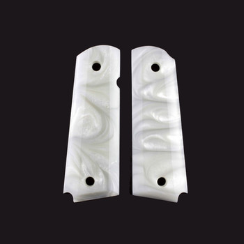 HOGUE 1911 Government Polymer White Pearlized Grip Panels (45318)