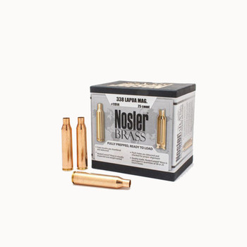 NOSLER Custom .338 Lapua Unprimed Brass Cases (11914)
