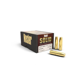 NOSLER Solid Dangerous Game 9.3mm .366" 286Gr FP 25rd Box Rifle Bullets (29825)