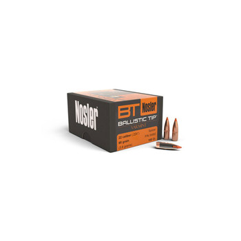 NOSLER Ballistic Tip Varmint .22 Caliber .224" 60Gr Spitzer 100rd Box Bullets (34992)