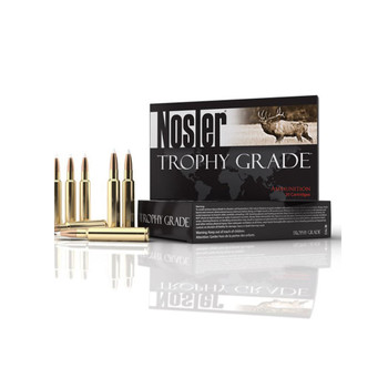 NOSLER Trophy Grade 7x57mm Mauser 140Gr AB 20rd Box Rifle Ammo (47118)