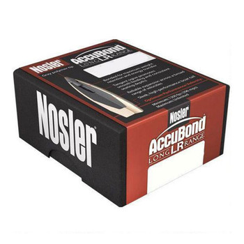 NOSLER AccuBond LR .30 Caliber .308" 210Gr Spitzer 100rd Box Bullets (58317)