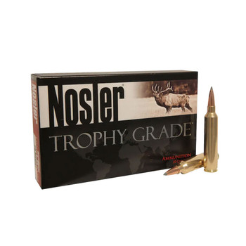 NOSLER Trophy Grade LR .300 Wby Mag 210Gr AccuBond LR 20rd Box Rifle Ammo (60131)