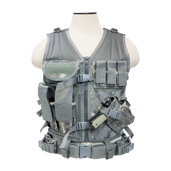 NCSTAR Tactical Digital Camo M-XL Vest (CTV2916D)