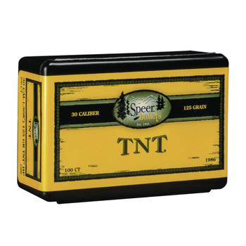 SPEER TNT .30 Caliber .308" 125Gr HP 100rd Box Bullets (1986)