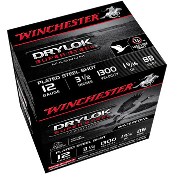 WINCHESTER Drylok Super Steel 12Ga 3.5in BB 25rd Box Shotshell (XSM12LBB)