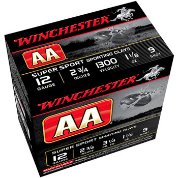 WINCHESTER AA 12Ga 2.75in #9 25rd Box Shotshell (AASC129)