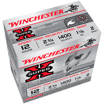 WINCHESTER Super-X 12Ga 2.75in #2 25rd Box Shotshell (WEX12H2)