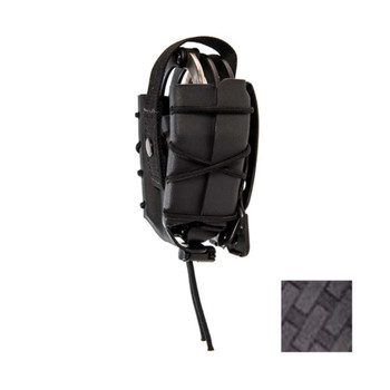 COMP-TAC HSGI Slick Handcuff TACO Black Basket Weave U-Mount Pouch (11DCK2BW)