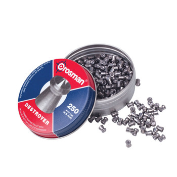 CROSMAN Destroyer 177Cal 250/Pack Pointed with Dished Rim Pellets (DS177)