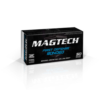 MAGTECH First Defense Bonded 9mm 124 Grain JHP Bonded Ammo, 50 Round Box (9BONA)