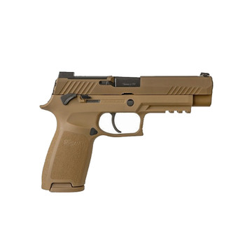 SIG SAUER P320-M17 9mm 4.7in 17rd Coyote Tan Semi-Automatic Pistol (SIGS-320F-9-M17-MS-1M)