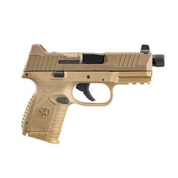 FN 509 Compact Tactical 9mm 4.32in 15/12/24rd Flat Dark Earth Semi-Automatic Pistol (66-100780)